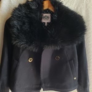Kid Juicy Couture wool Coat size 8Y/10Y